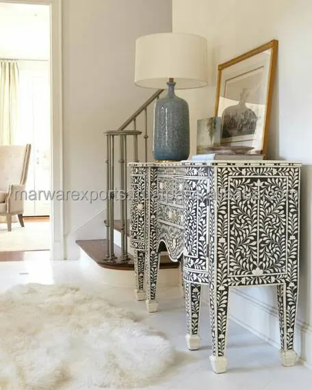 Bone inlay chest of drawers ,Bone Inlay Dresser