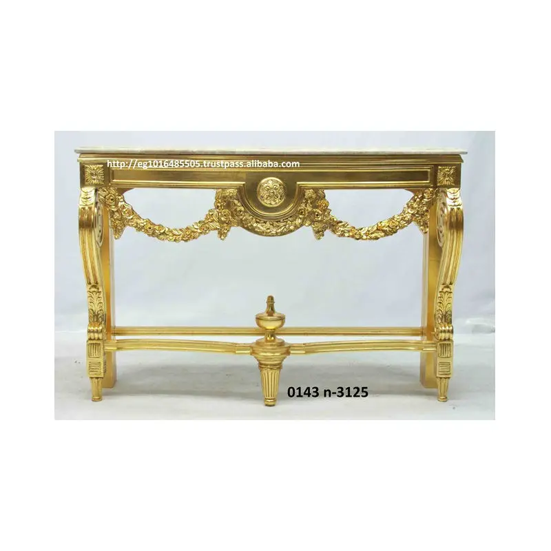 
carved console table 