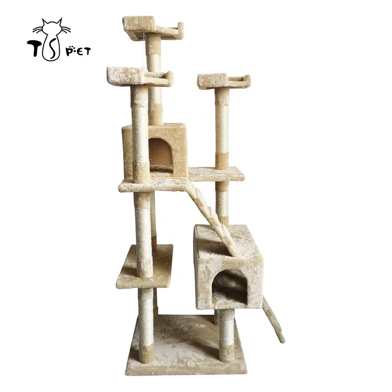 
Cat Tree Condo Play House Pet Scratcher Kitten Furniture Cat tower 