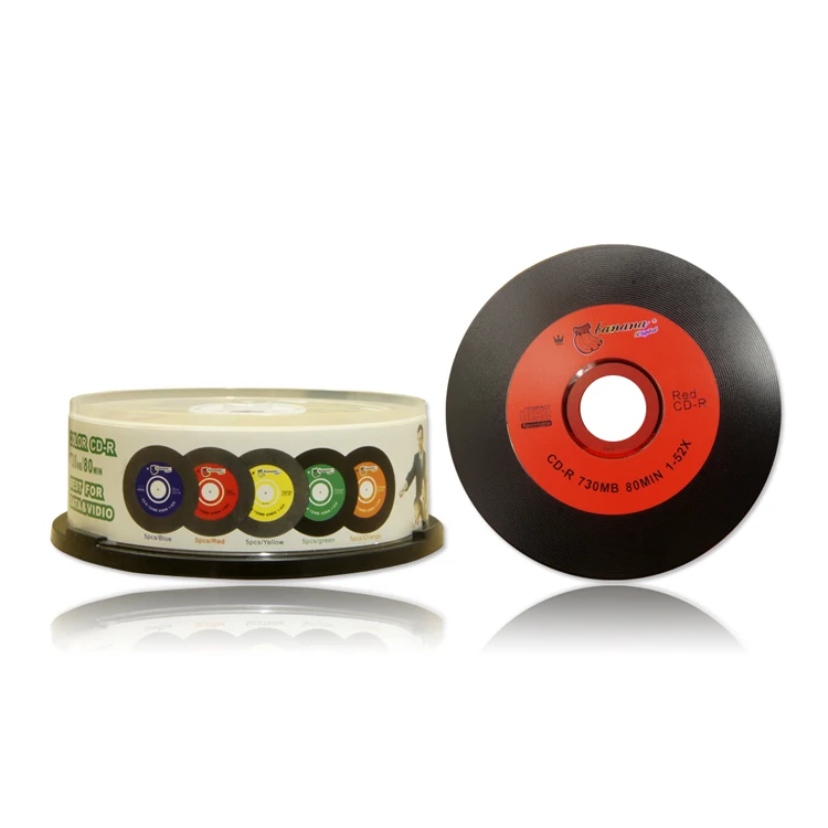 Banana  blank color CD-R  700 MB 52X  grade A