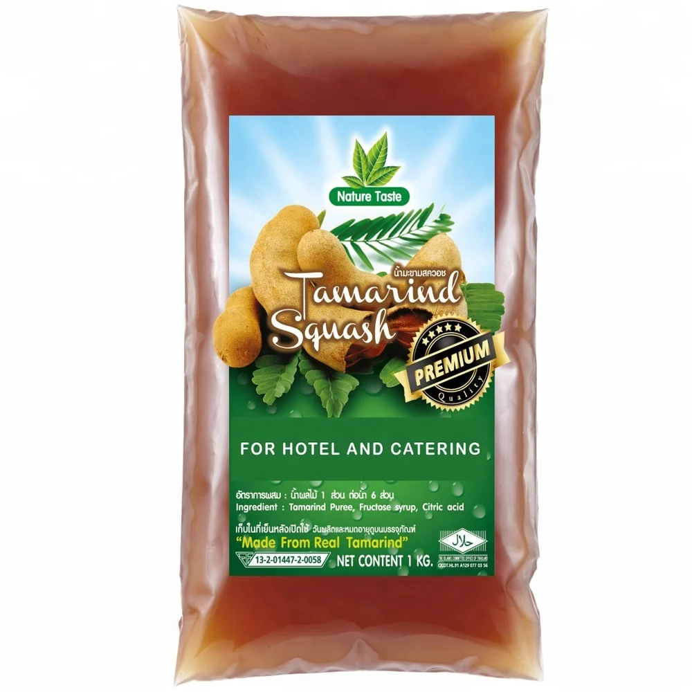 FRUIT JUICE SQUASH PACKING IN PLASTIC BAGS FOR CATERING SERVICES