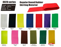 Quality and good price Fly tying Round Rubber Legs fly tying materials
