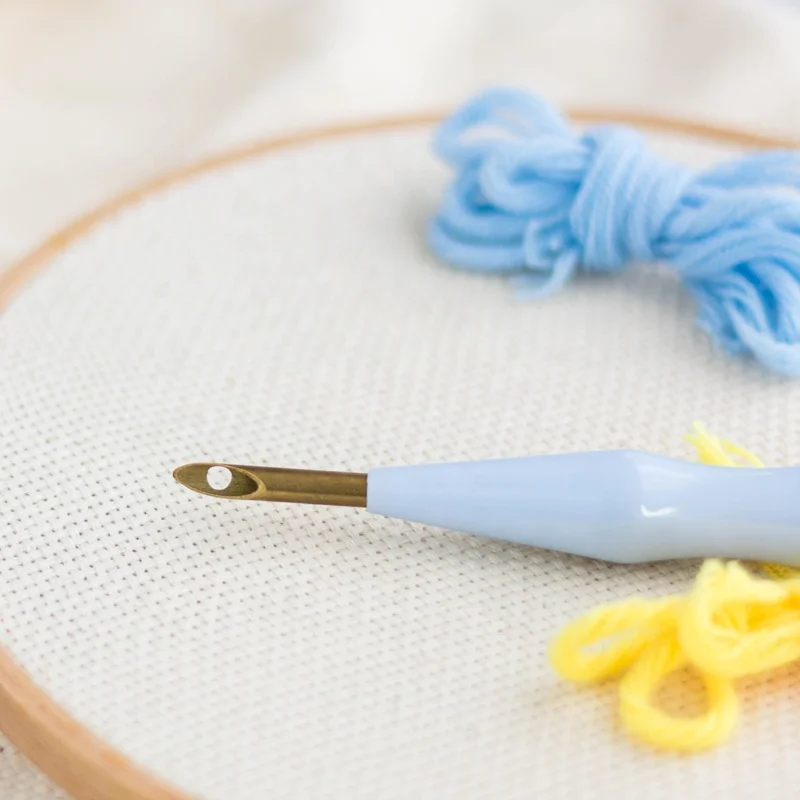 
DIY wholesale knitting stitch crochet tool embroidery stitching punch needle set 