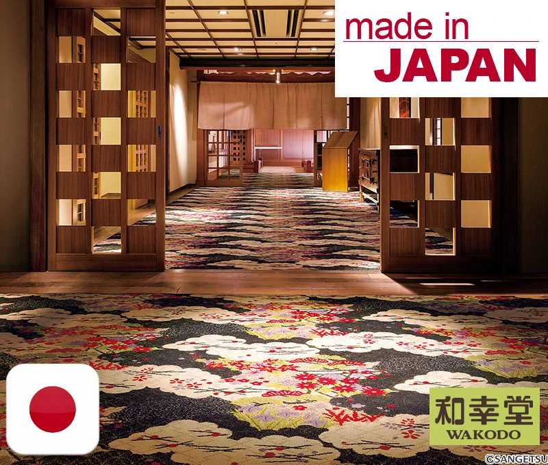 Sangetsu Colortec Carpet, Japanese Brands , Traditional Designs ,Made in Japan, Sample Available