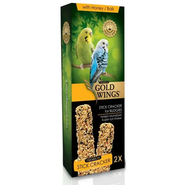 Goldwings Премиум Budgie медовые палочки коробка-6