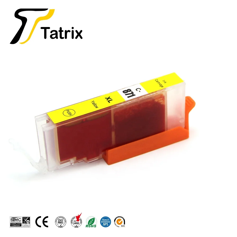 Tatrix PGI-870XL PGI870 PGI 870 CLI-871XL CLI871 CLI 871 Premium Compatible Printer Ink Cartridge for Canon PIXMA MG5780 MG6880
