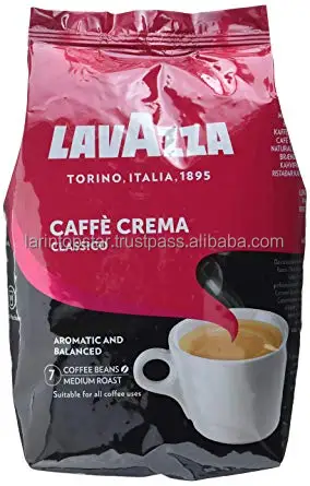 Lavazza Caffe Crema Classico 1kg Beans Coffee