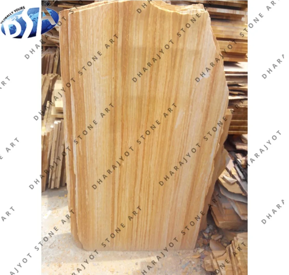 Индийский Лучший популярный Тиковый желтый песчаник