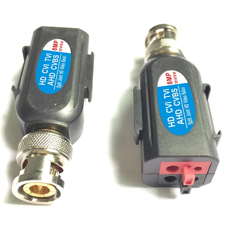 New waterproof 1080p 3mp 4mp 5mp pv pvd pva pvda HDPV cvi tvi ahd cvbs pasive cat5 car5e network rj45 to bnc video balun