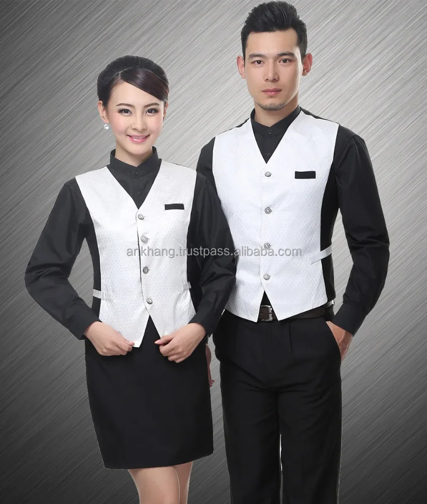 Fashion uniform designs for hotel staff