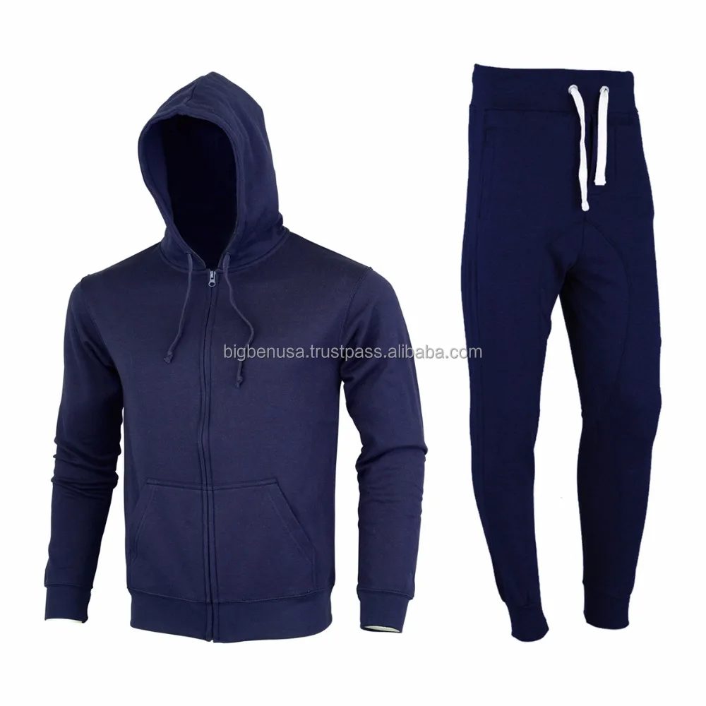 Wholesale Plain Mens Jogging Suits Training Track Suits /gym Wears Custom Logo Fleece Custom Design Sports Wear Men Adults 50pcs