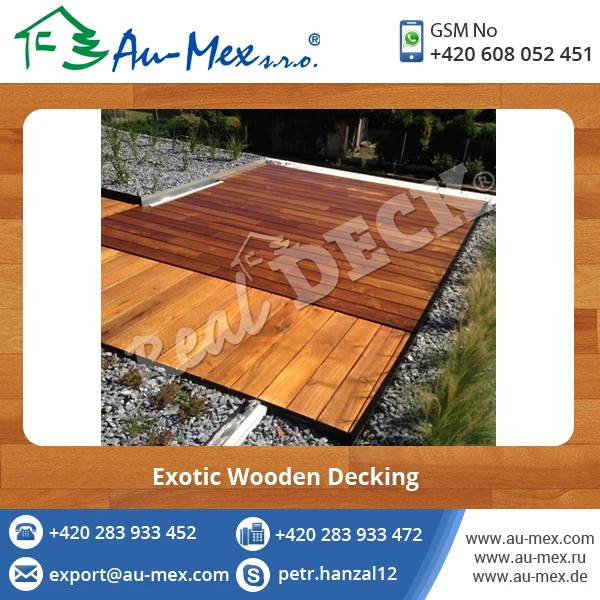 Solid Exotic Teak Wood Decking Hardwood Outdoor Boards for Outdoor & Model Application on Sale!