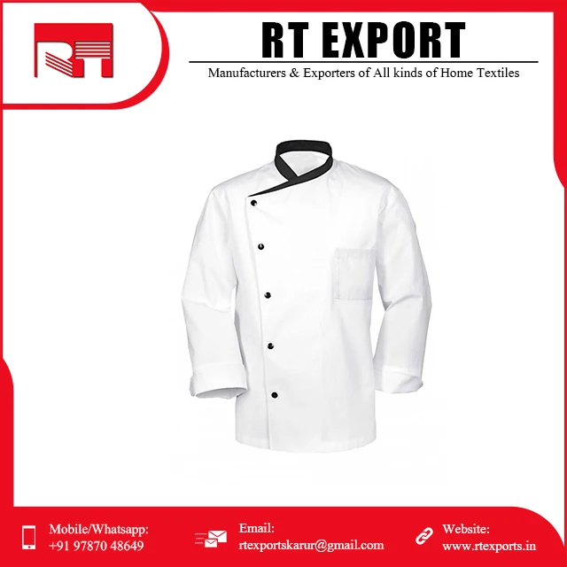 Bulk Sale Top Quality Professional Chef Jacket Cotton Cooking kitchen Chef Coat with Private Logo