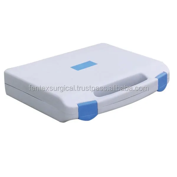 Fiber Optic Macintosh Laryngoscope Set with 4 Blades, Handle and Case