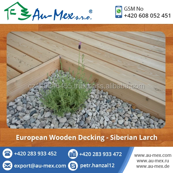 High Strength Siberian Wood Decking Available at Best Price