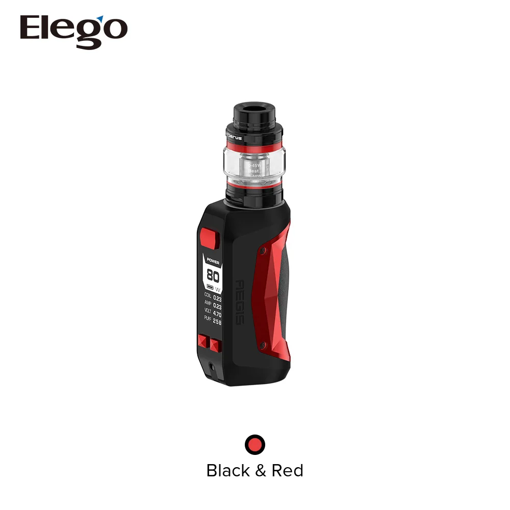 2018 Набор для вейпа Geekvape Aegis Mini 80 Вт с емкостью Cerberus 2200 мАч от Elego