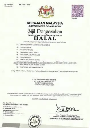 Wholesale High Quality AsianMeals Sos Asam Pedas Spicy Malaysian Halal Delicious Eating Pack In A Bag HACCP GMP ISO