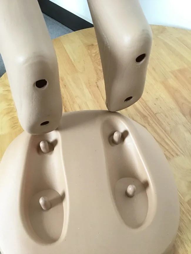 flesh tone big bust and big hip fat female Brazilian mannequin headless woman mannequin