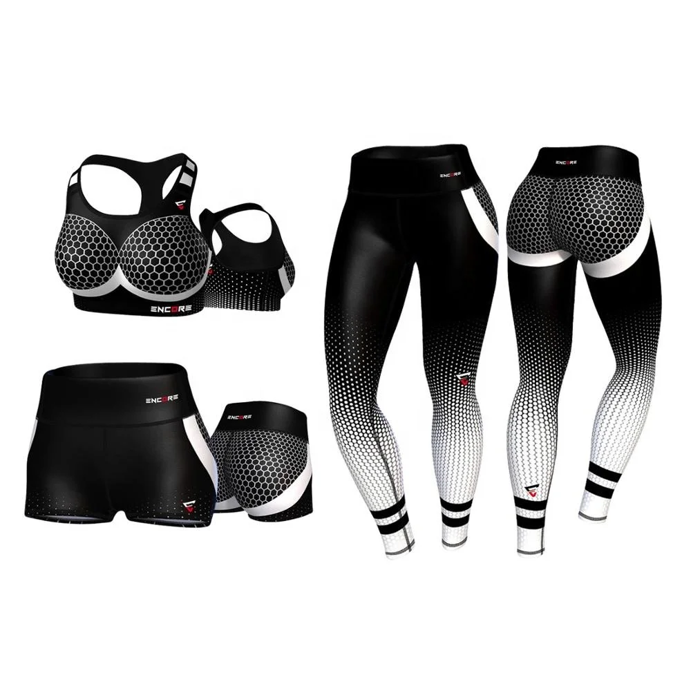 Latest Design Women Workout Leggings Hard Squat Proof Women High Waist Compression Leggings Fitness Yoga Wear Leggings