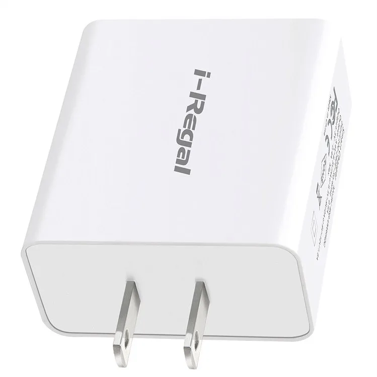 
Hot Sale 36W PD+QC Mobile Phone Travel Multi Port USB Fast Charger US Plug 