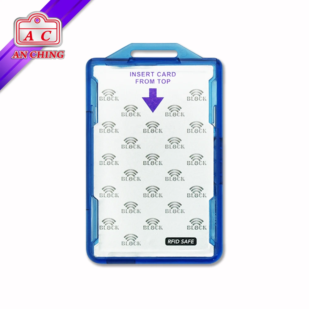 Vertical Type Personal RFID Blocking Name Card Holders