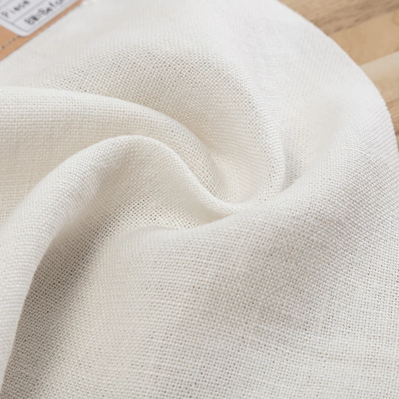 
Eco-friendly white 100% hemp fabric canvas wholesale in stock 