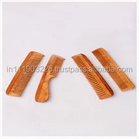 Ayurvedic Properties best quality Pure Neem Wooden Comb