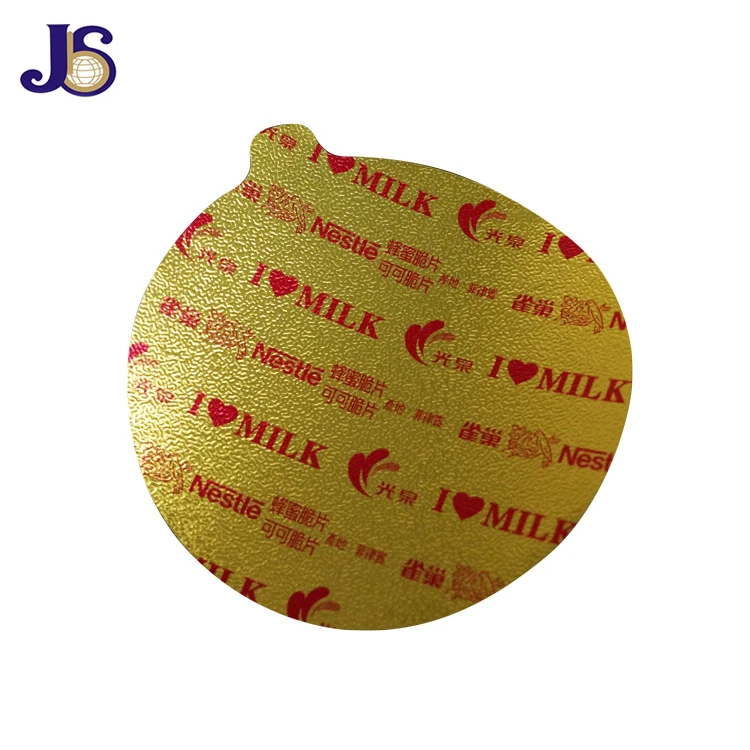 
Aluminium Foil Lid for Juice Bottles, Chocolate Drinks Plastic Cups 