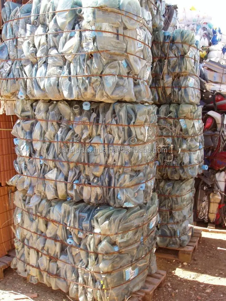 
PC WATER BOTTLES LIGHT BLUE BALES or GRINDED SCRAP / WASTE. 