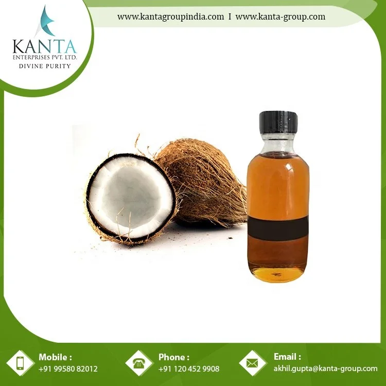 Bulk Pure Virgin Cold Pressed Coconut Essential Oil Supplier available at Best Discounted Price