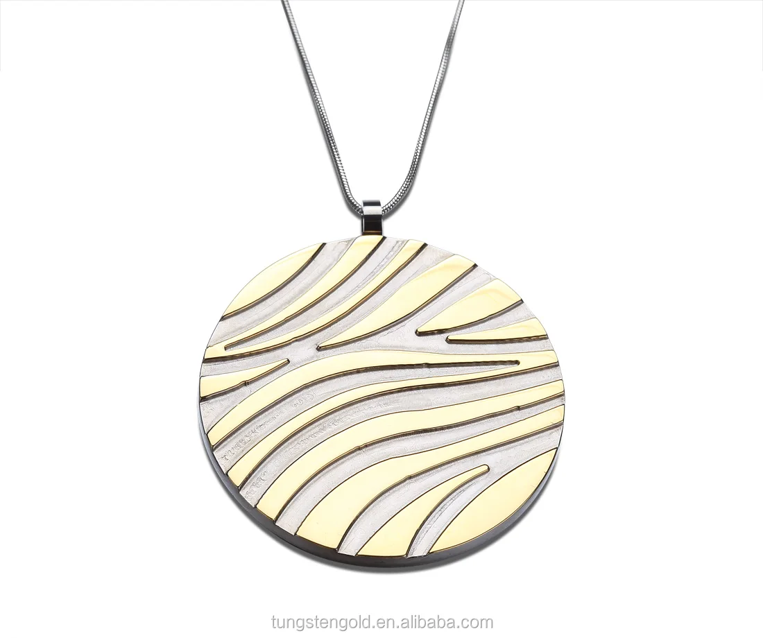 Pure titanium vertical pendant,engravable logo pendant