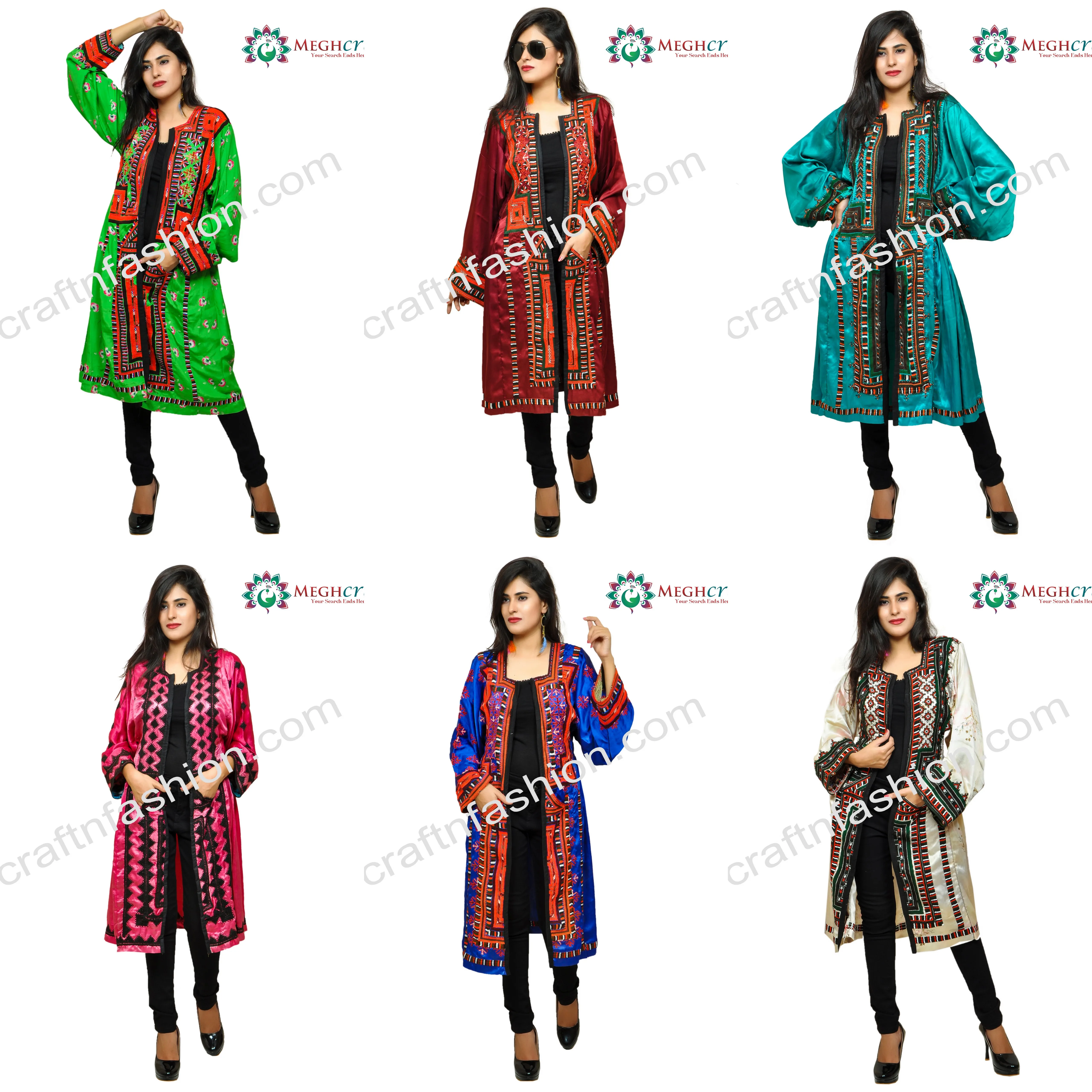 Индо в западном стиле с длинными балочи куртка-афгани Кути стиль женский жакет ручной афгани стиль Banjara куртка