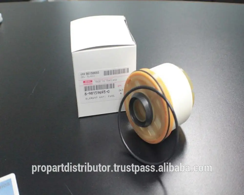 ELEMENT KIT; FUEL FILTER for ALL NEW ISUZU D-MAX , ISUZU BLUE POWER 2011 - 2018 Isuzu genuine part number (8-98159693-0)