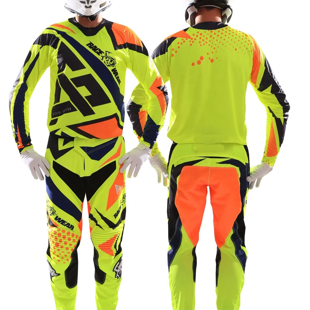 long performance motocross uniform jersey pant and gloves 2019