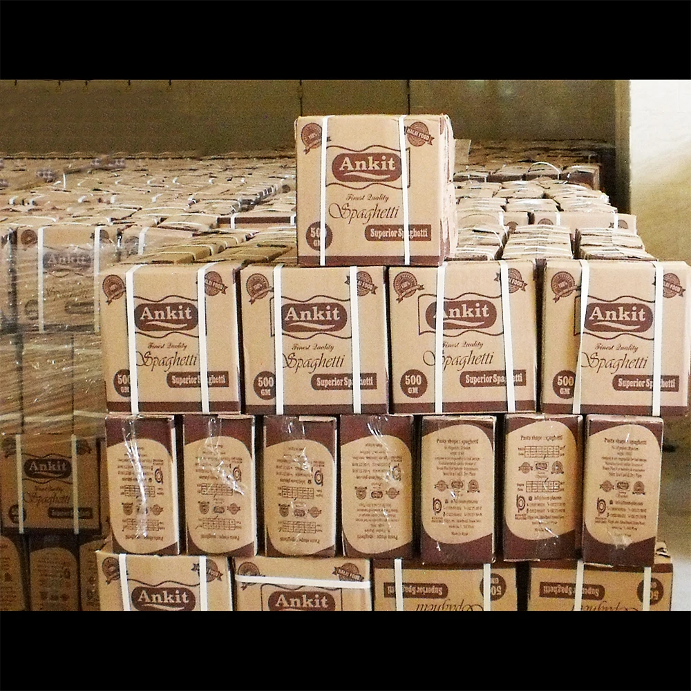 Espaguete Primeira Classe Ankit 500gr Produzido Seguindo Todos os Padroes de Qualidade Private Label