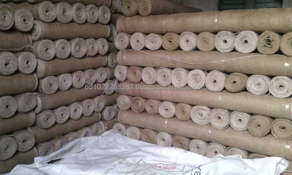 Natural Color Jute or Burlap Ribon from Bangladesh