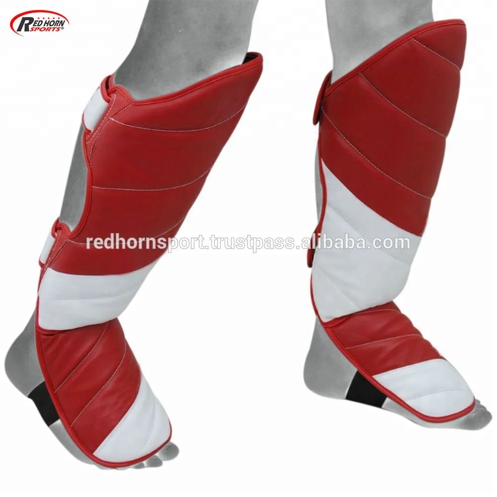 Twins Special Muay Thai Shin Pad Real Cowhide Leather Shin Guard