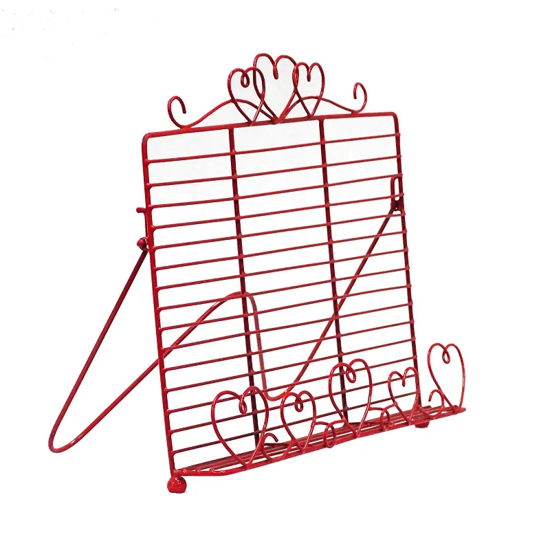 Новый декоративный металлический сетчатый держатель для файлов стойка брошюр подставка книг