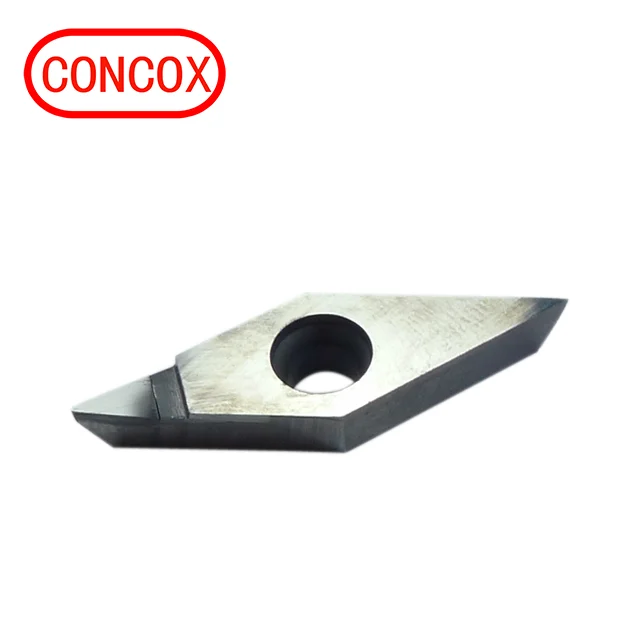 VCGT160402 горячая Распродажа Заводская поставка pcd карбидная cnc вставка для внешнего токарного инструмента