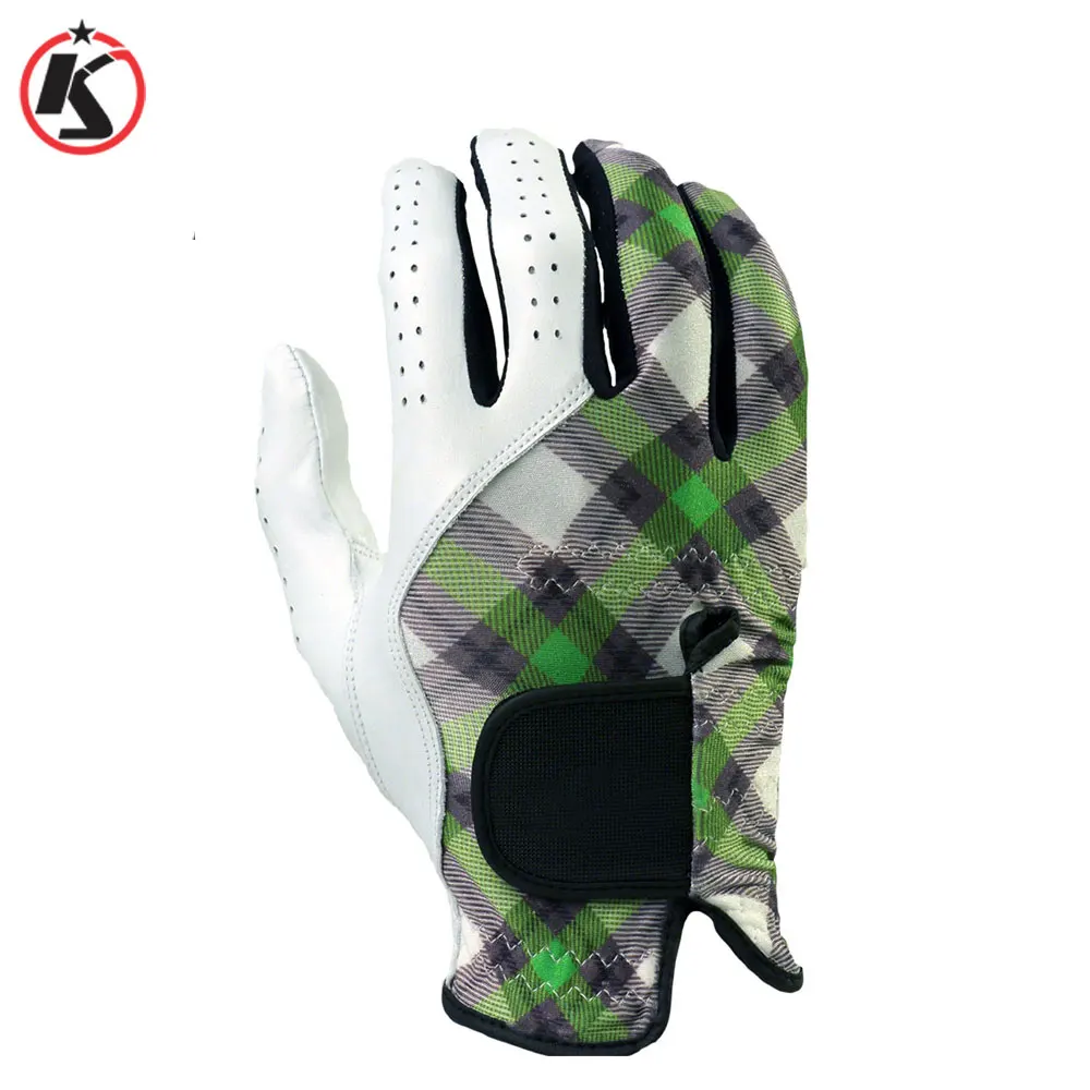 Custom Colour Leather Golf Gloves For Men