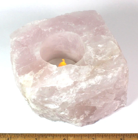 natural stone candle holder Rose Quartz natural agate candle holder Wholesaler Supply