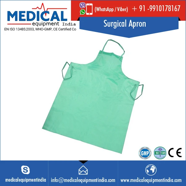 High Quality Surgical Apron Polyester Disposable Surgical Apron for Medical College and Hospitals