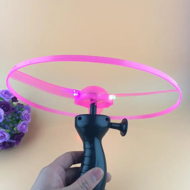 pull line lightup flying disc