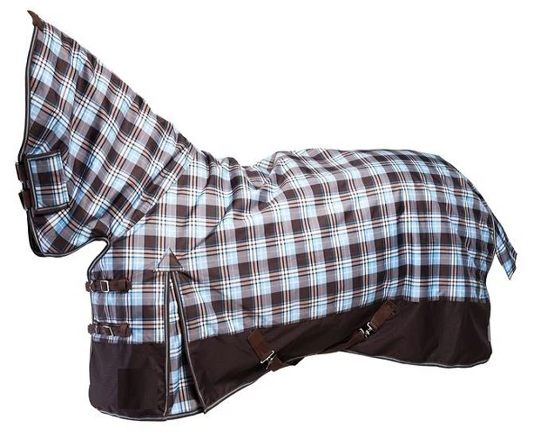 
Black 1200D DETACH A NECK MEDIUM Turnout combo horse rug 