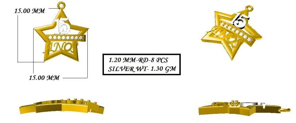 Best Selling Classic Star Shape Design 925 Sterling Silver Jewelry Sets for Teenagers CZ Jewelry
