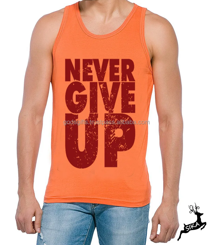 alibaba online shopping Cotton Spandex Breathable vest with custom logo mens tank top for mens gym fitness tank top