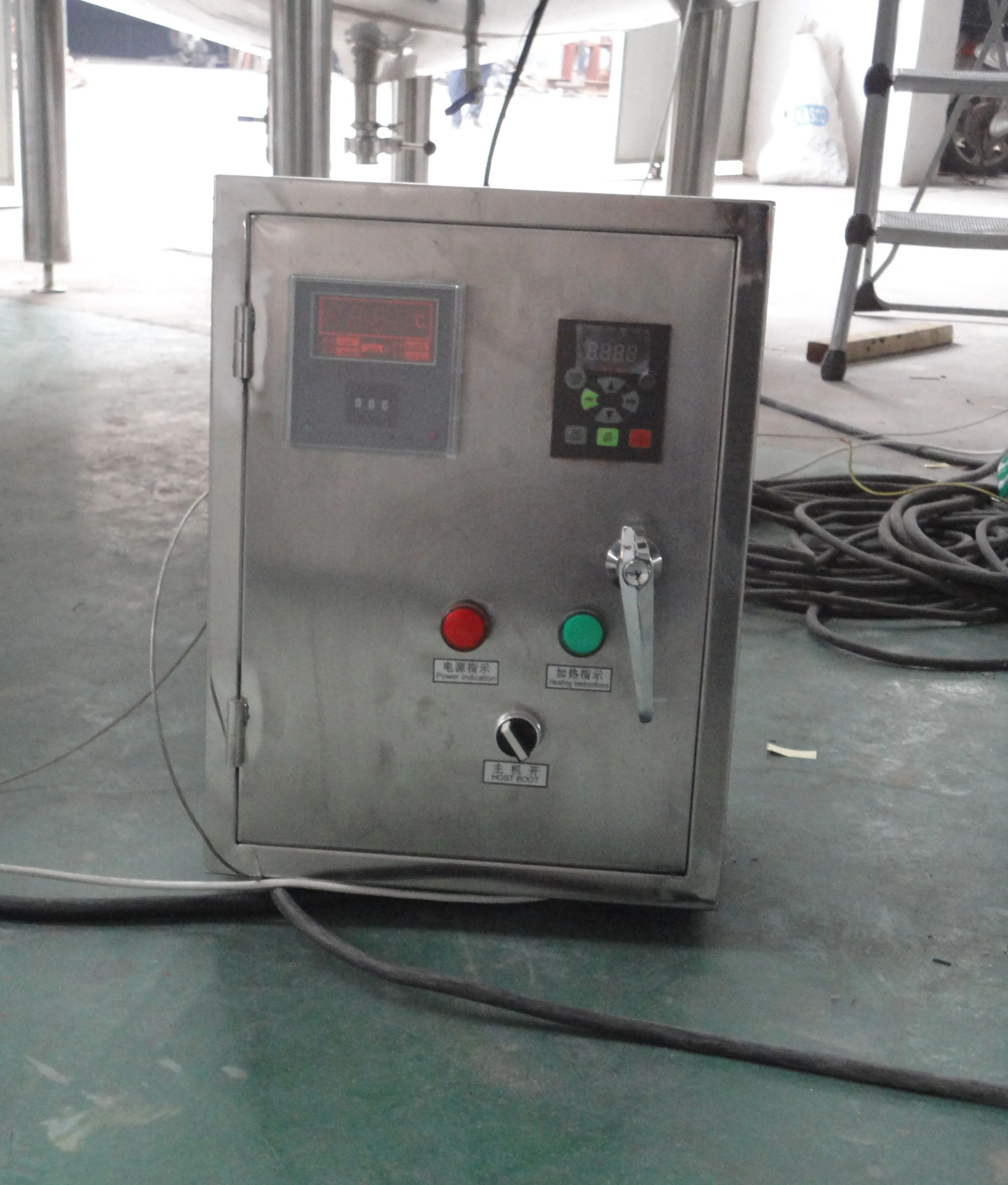 1000L Double Jacket Stainless Steel Steam Electric Heating Liquid Mixing Tank