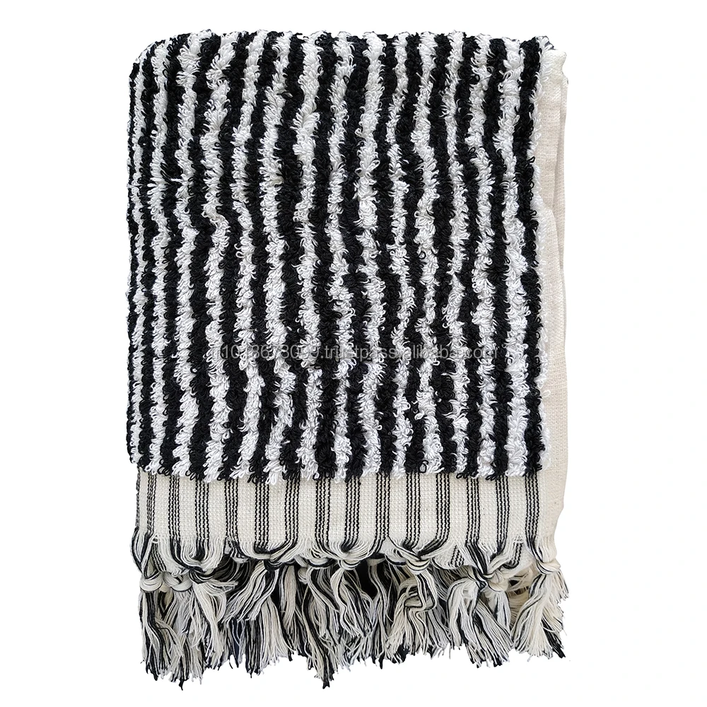 Linear Hand Kitchen Small Towel, Peshkir, Pestemal Turkish Bohemian Retro towel, Housewarming gift Amazon Handloomed Collection