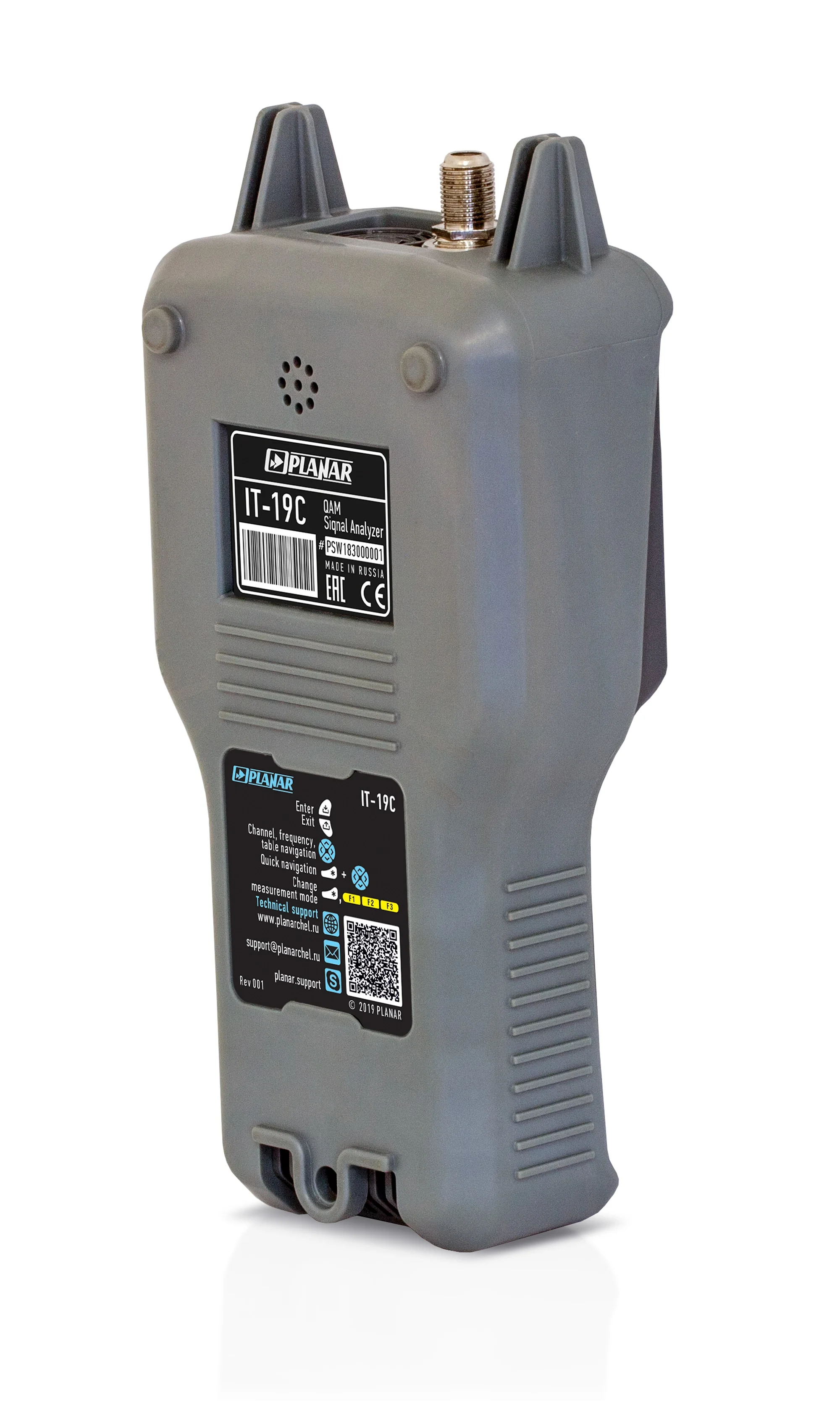High Quality Broadcast IT-19C DVB-C Signal Analyzer compact handheld affordable instrument