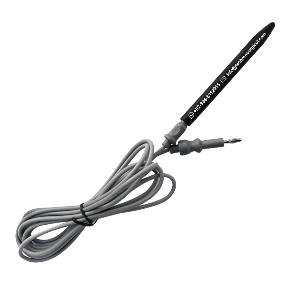 Электро хирургический черный Автоклавный пластиковый материал ручка для ног многоразовый карандаш
